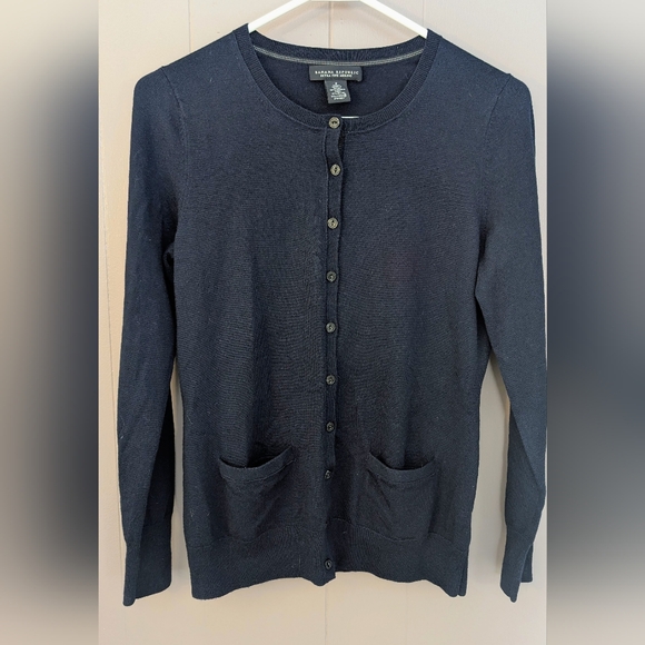 Banana Republic Sweaters - Banana Republic Extra Fine Merino Wool Light Cardigan Women’s Size S – Navy Blue